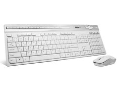 تصویر کیبورد و ماوس بی سیم تسکو مدل TKM7106W با حروف فارسی TSCO TKM7106W Wireless Keyboard and Mouse With Persian Letters