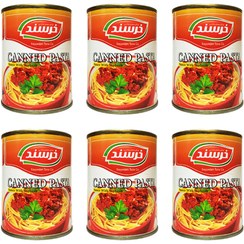 تصویر کنسرو سس ماکارونی با سویا خرسند - 370 گرم بسته 6 عددی کنسرو سس ماکارونی با سویا خرسند - 370 گرم بسته 6 عددی