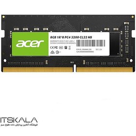 تصویر رم ایسر مدلUD100 DDR4 3200MHz-8GB 