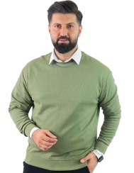 تصویر ژاکت بافت سلانیک کد 901 سایز L سبز 