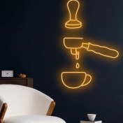 تصویر تابلو نئون پرتافیلتر قهوه ساز 