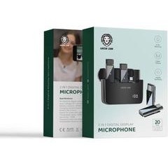 تصویر میکروفن بی سیم گرین لاین مدل 2 در 1 دیجیتال Green Lion 2 IN 1 Digital Display Microphone