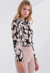 تصویر شومیز ساتن برند اکسپلوژن اورجینال مدل 2024 Womens Blouse 2024