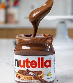 تصویر نوتلا کاملا ارگانیک بدون نگهدارنده ومواد افزودنی ۳۰۰گرمی Nutella