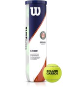 تصویر توپ تنیس ویلسون Wilson Roland Garros 3-Pack Clay Court قوطی سه تایی Wilson Roland Garros 3-Pack Clay Court Tennis Ball