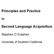 خرید و قیمت دانلود کتاب Principles and Practice in Second Language ...