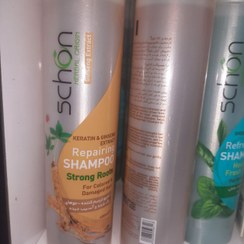 تصویر شامپو ترمیم کننده موهای رنگ شده و آسیب دیده Schon Repairing SHAMPOO