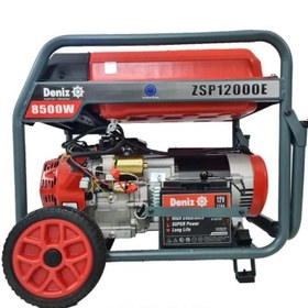 تصویر موتور برق 8.5kwبنزینی استارتی دنیز مدل ZSP12000E 8500W Deniz