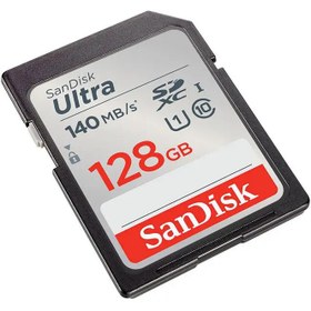 تصویر کارت حافظه SD سن دیسک ظرفیت 128 گیگابایت - سرعت 140 RAM SD sandisk 128GB 140