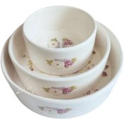 تصویر ست ظرف پذیرایی مدل باغ گل 