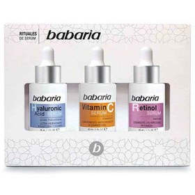 تصویر پک سه عددی روتین پوستی باباریا babaria شامل سرم Vitamin C و سرم Retinol و سرم Hyaluronic Acid SET SERUM Hyaluronic Acid ، Vitamin C ، Retinol babaria