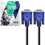 تصویر کابل VGA (3+2) دیتکس پلاس (DETEXplus) طول 1.5 متر 