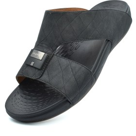 تصویر صندل عربی مردانه مدل القائد 32186 برند al qaed Arabic Sandals for Men's Al Qaed 32186