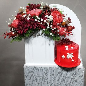 تصویر باکس گل و کیک 