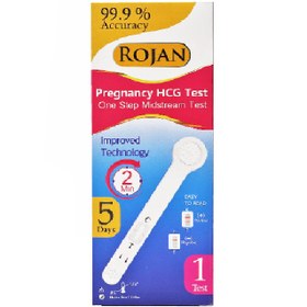تصویر بی‌ بی‌ چک خودکاری روژان Rojan Pregnancy HCG Test