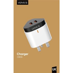 تصویر شارژر دو پورت تایپ سی ویدوای مدلCB05T Vِidvie CB05T Dual Type-c Charger