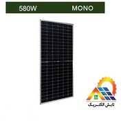 تصویر پنل خورشیدی 580 وات مونوکریستال Bifacial (دوطرفه) برند JA SOLAR 