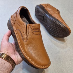 تصویر کفش طبی مردانه مدل چرم طبیعی کد 00119 mans leather shoes code 00119t.k honey color