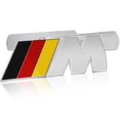 تصویر ارم مخصوص جلو پنجره و توری سپر سری M-BMW (رنگ استیل) 