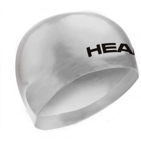 تصویر کلاه شنا مدل Head - 3D Racing Cap / Silver 