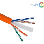 تصویر کابل شبکه cat6 UTP CCA برند نگزنس (یک متر) 