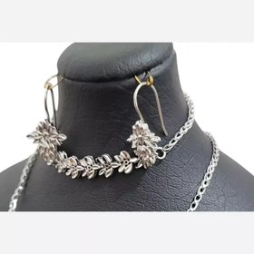 تصویر سرویس نقره زنانه طرح تراش 