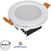 تصویر چراغ پنل توکار پارس شعاع توس مدل آرامیس ۹ وات رنگ سفیدآفتابی 