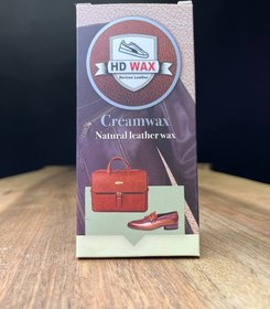 تصویر واکس چرم رنگ مشکی برند HD WAX 