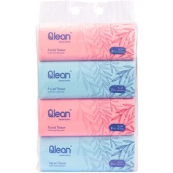 تصویر دستمال کاغذی دو لایه 250 برگ کیولین (4 عدد) 