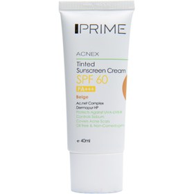 تصویر کرم ضد آفتاب رنگی پرایم مدل Acnex ا Prime Acnex Dark Tinted Sunscreen Cream 40ml Prime Acnex Dark Tinted Sunscreen Cream 40ml