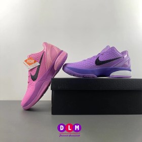 تصویر کفش بسکتبال نایکی کوبی ۶ مدل nike kobe 6 Cotton Candy ( تا به تا ) 