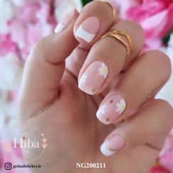 تصویر استیکر کاشت ناخن_کد NG200211 gel nail sticker_NG200211