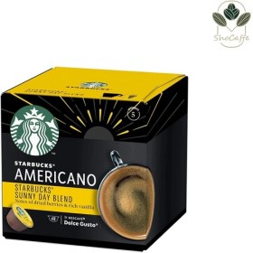 تصویر کپسول دولچه گوستو استارباکس امریکانو Dolce gusto Starbucks Americano Nescafé Dolce gusto Starbucks Americano