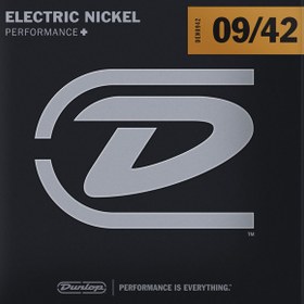 تصویر سیم گیتار الکتریک دانلوپ مدل Dunlop – DEN0942 Nickel Plated Steel Electric Strings-009/042 Light 