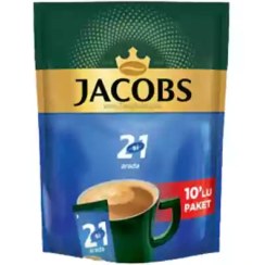 تصویر قهوه فوری 2 در 1 جاکوبز JACOBS Original بسته 10 عددی 