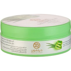 تصویر کرم مرطوب کننده آلوئه ورا 200میل دیلمون Dilmon Aloevera Extract Hand And Face Cream 200ml