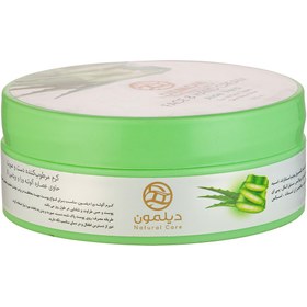 تصویر کرم مرطوب کننده آلوئه ورا 200میل دیلمون Dilmon Aloevera Extract Hand And Face Cream 200ml