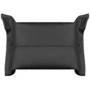 تصویر جای دستمال کاغذی خودرو مدل چرمی 