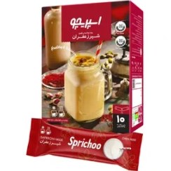 تصویر نوشیدنی شیر زعفران 