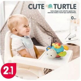 تصویر جغجغه لاکپشت بامزه مدل 6076 مناسب نوزاد 