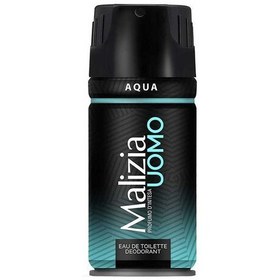 تصویر اسپری ادوتویلت مردانه 24 ساعته مالزیا سری UOMO مدل AQUA حجم 150 میل 