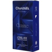 تصویر کاندوم چرچیلز مدل Cool Ice بسته 12 عددی 