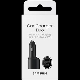 تصویر شارژر فندکی سامسونگ مدل EP-L4020NBEGUS Samsung EP-L4020NBEGUS Duo 40W Car Charger