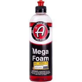 تصویر شامپو مگافوم حجم 473 میلی لیتر آدامز Adams mega foam shampoo 