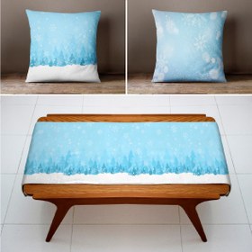 تصویر ست کوسن و رانر کد S55 کریسمس