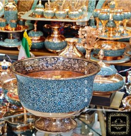 تصویر کاسه لاله قلمزنی 