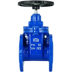 تصویر شیر کشویی زبانه لاستیکی 1/2 2 اینچ مهاب آب ایرانیان 