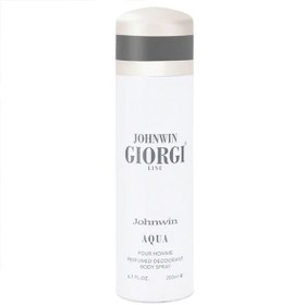 تصویر اسپری مردانه جورجیو آرمانی آکوا جانوین جیورجی لاین (Johnwin Giorgi Line Aqua) حجم 200 میل Johnwin Giorgi Line Aqua Spray For Men 200ml