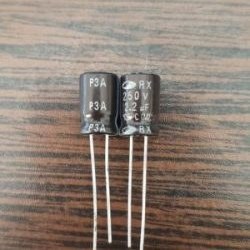 تصویر SAMWHA 250V 2.2uF – خازن الکترولیت SAMWHA