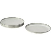 تصویر بشقاب غذاخوری ایکیا مدل مدل GLADELIG بسته 4 عددی GLADELIG Plate, grey, 25 cm 4 pack IKEA